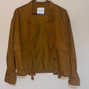 Madewell Lightweight Button Jacket w/ Adjustable Hem
